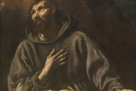 Musée du Louvre — 193: Luis Tristan: La Vision de saint François d’Assise. Province de Tolède, vers 1585 - Tolède 1624