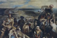 Musée du Louvre — 198: Eugène Delacroix: Scène des massacres de Scio; familles grecques attendant la mort ou l’esclavage. Saint-Maurice (près de Paris), 1798 - Paris, 1863. 1824