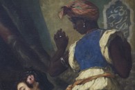 Musée du Louvre — 209: Eugène Delacroix: Femmes d’Alger. Saint-Maurice (près de Paris), 1798 - Paris, 1863. 1834 (detail)