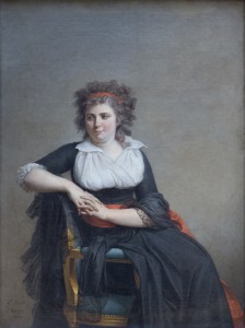 Musée du Louvre — 212: Jacques-Louis David: La Marquise d'Orvilliers, née Jeanne-Robertine Rilliet (1772 - 1862). Paris, 1748 - Bruxelles, 1825. 1790