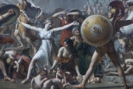Musée du Louvre — 213: Jacques-Louis David: Les Sabines. Paris, 1748 - Bruxelles, 1825. 1799 (detail)