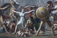 Musée du Louvre — 214: Jacques-Louis David: Les Sabines. Paris, 1748 - Bruxelles, 1825. 1799 (detail)