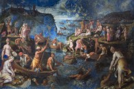 Musée du Louvre — 215: Antonio Tempesta: La Pêche des perles aux Indes. Rome, vers 1610