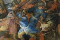 Musée du Louvre — 50: Jan I Brueghel, dit de Velours: La Bataille d’Issus. Bruxelles, 1568 - Anvers, 1625. 1602 (detail)