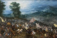 Musée du Louvre — 52: Jan I Brueghel, dit de Velours: La Bataille d’Issus. Bruxelles, 1568 - Anvers, 1625. 1602