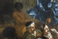 Musée du Louvre — 69: Jan-Baptist Weenix: Départ d’une troupe orientale, dit autrefois Les Corsaires repoussés. Amsterdam, 1621 - Utrecht, vers 1660. 1647-1650 (detail)