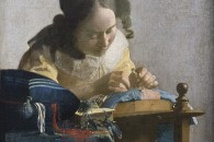 Musée du Louvre — 72: Johannes Vermeer: La Dentellière. Delft, 1632 - Delft, 1675. Vers 1669-1670