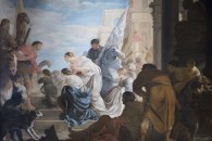 Musée du Louvre — 76: Sébastien Bourdon: La Rencontre d'Antoine et de Cléopâtre ? Montpellier, 1616 - Paris, 1671. Vers 1645