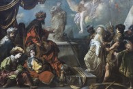 Musée du Louvre — 82: Claude Vignon: Sainte Catherine refusant de sacrifier aux idoles. Tours, 1593 - Paris, 1670. Vers 1623