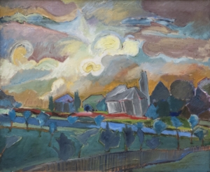 Staatliche Kunstsammlungen Dresden: Albertinum Galerie Neue Meister — 24: Carl Lohse: Frühling in Bischofswerda. 1920