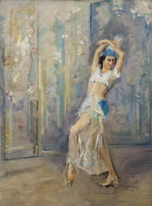 Staatliche Kunstsammlungen Dresden: Albertinum Galerie Neue Meister — 11: Max Slevogt: Bildnis der Tänzerin Anna Pawlowa. 1909