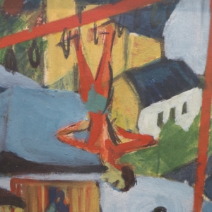 Landesmuseum Oldenburg, Prinzenpalais — 23: Ernst Ludwig Kirchner: Der Wanderzirkus, um 1920 (detail)